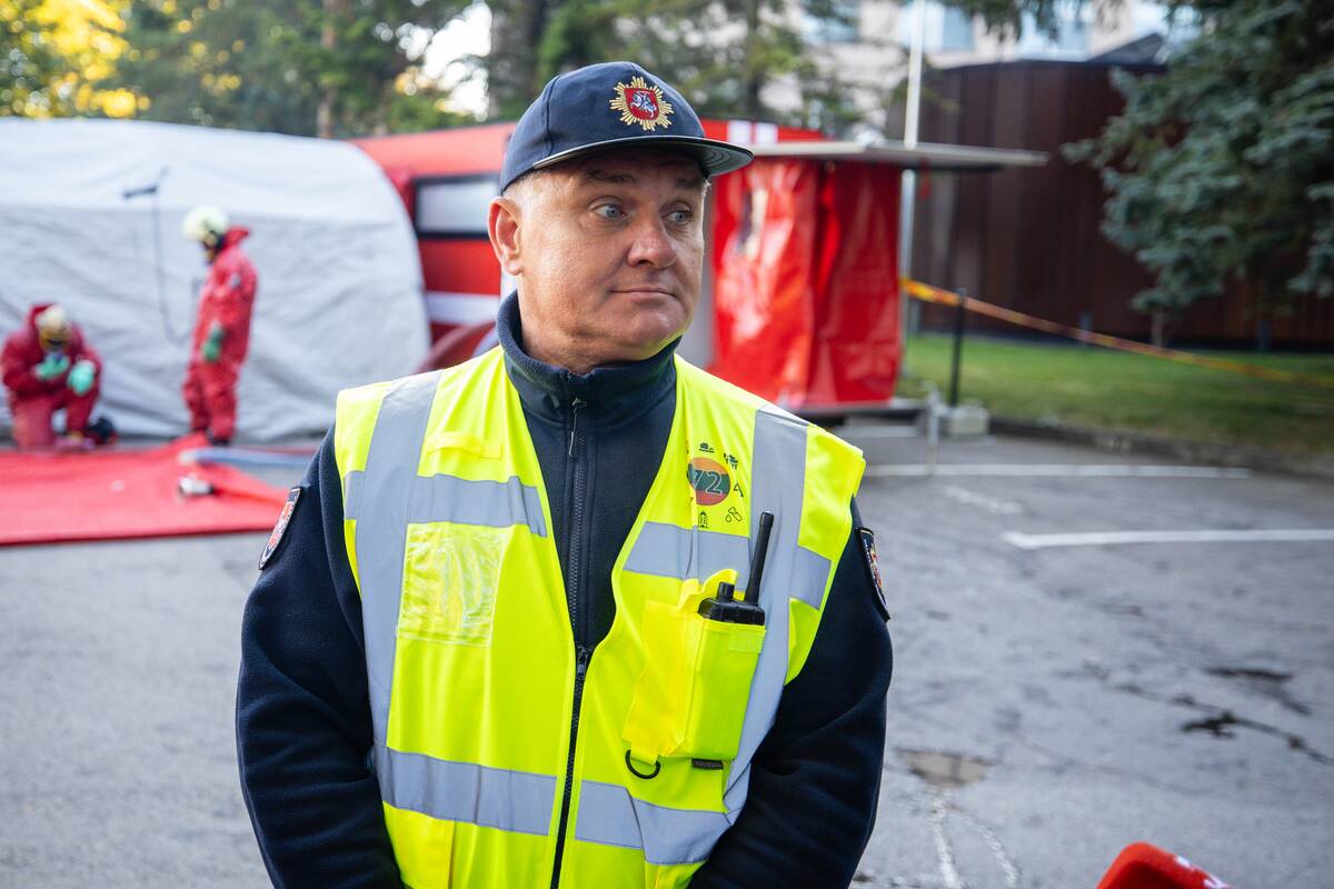 Civilinės saugos pratybos Kauno klinikose