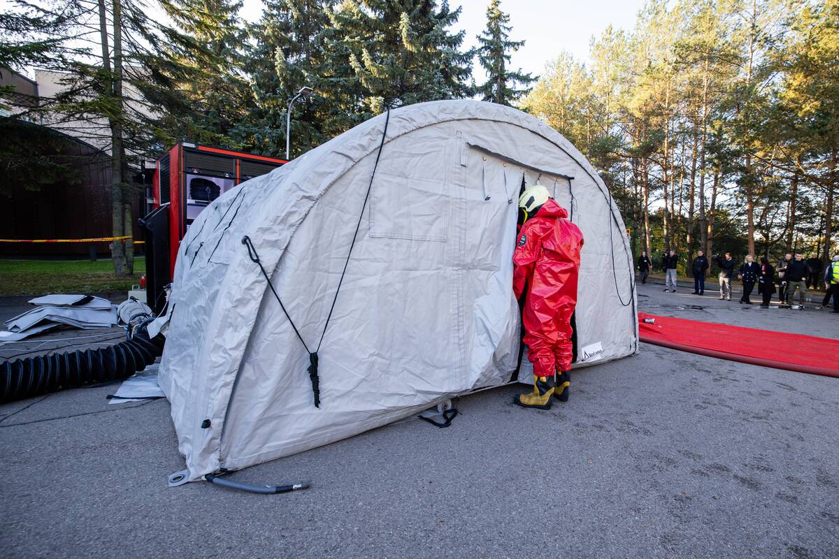 Civilinės saugos pratybos Kauno klinikose