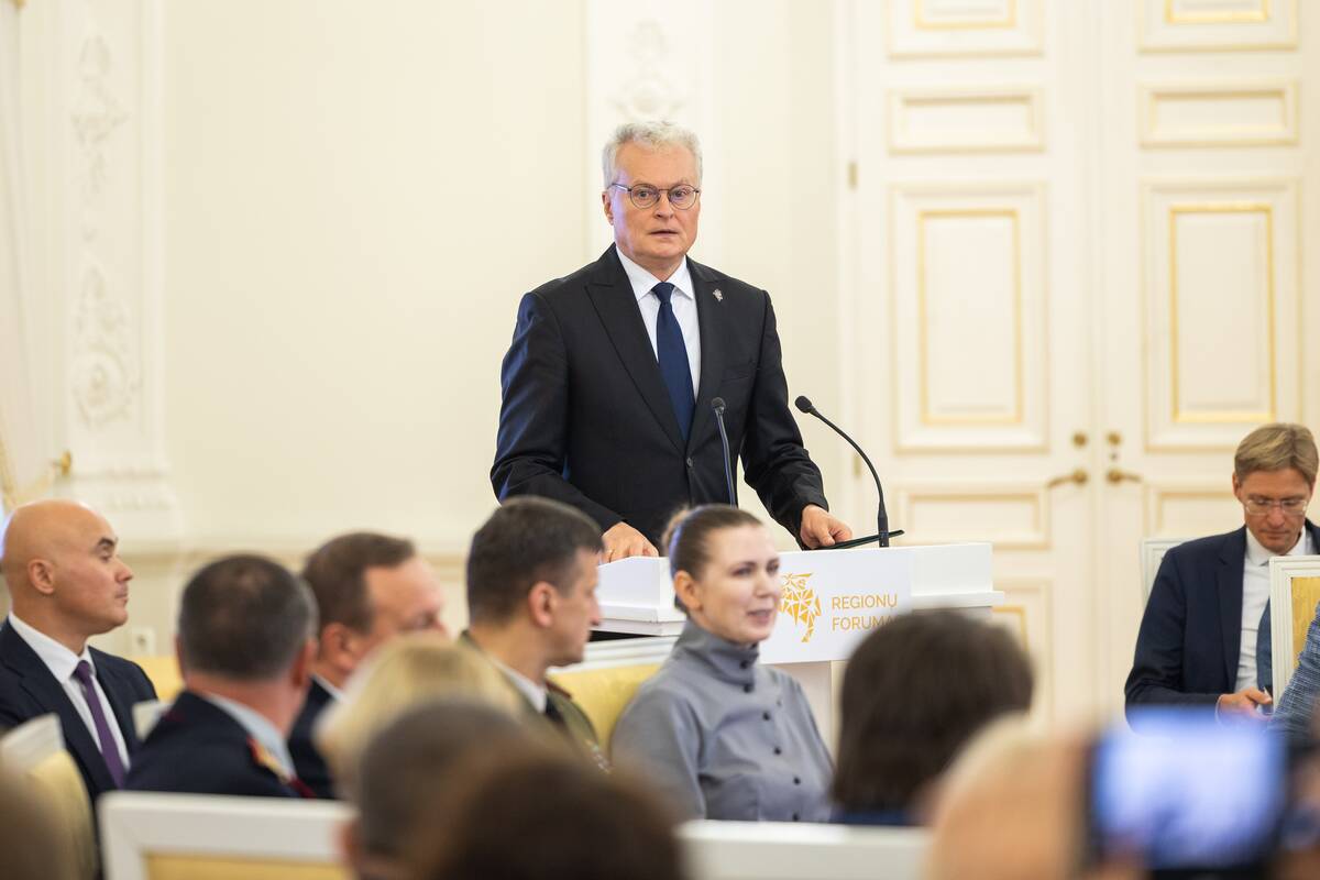 Prezidentūroje vyko septintasis Regionų forumas