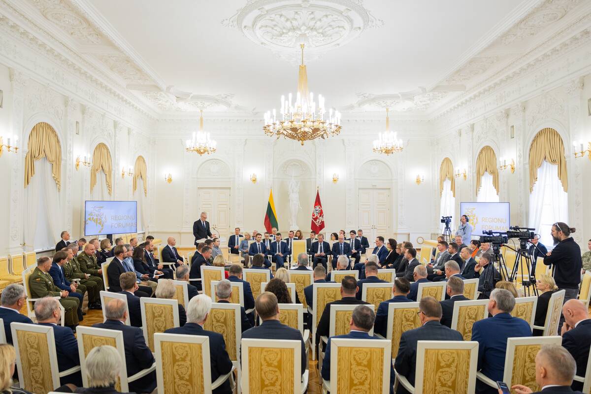 Prezidentūroje vyko septintasis Regionų forumas
