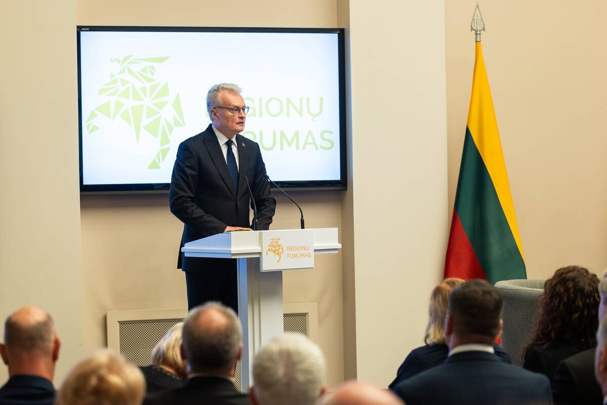 Prezidentūroje vyko septintasis Regionų forumas