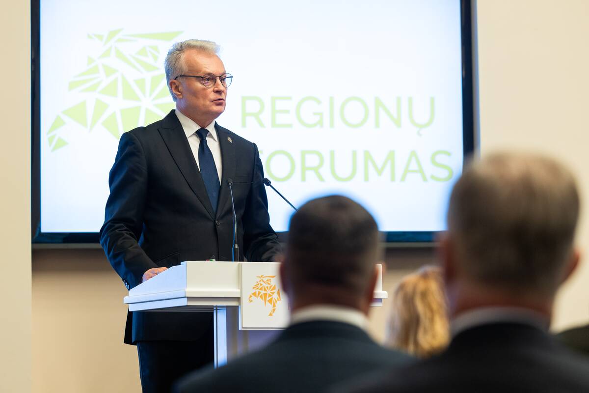 Prezidentūroje vyko septintasis Regionų forumas