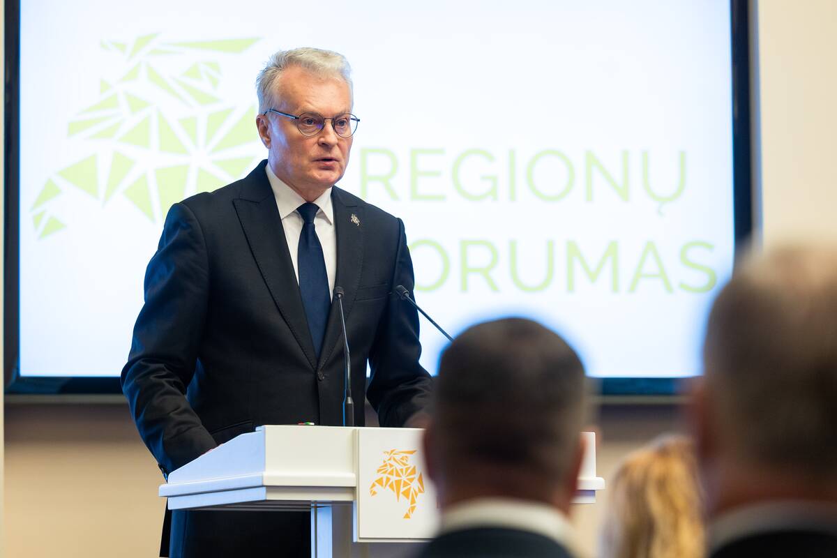 Prezidentūroje vyko septintasis Regionų forumas