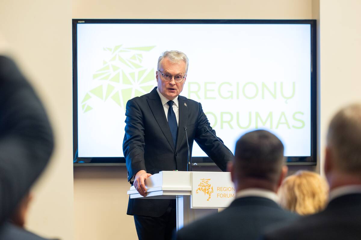 Prezidentūroje vyko septintasis Regionų forumas