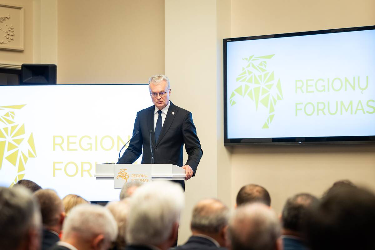 Prezidentūroje vyko septintasis Regionų forumas