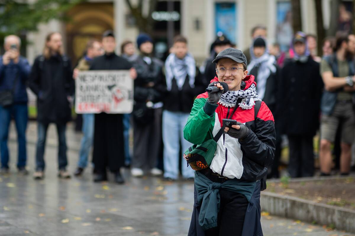 Vilniuje vyko protestas „2 metai genocido: užtenka tylėti!“