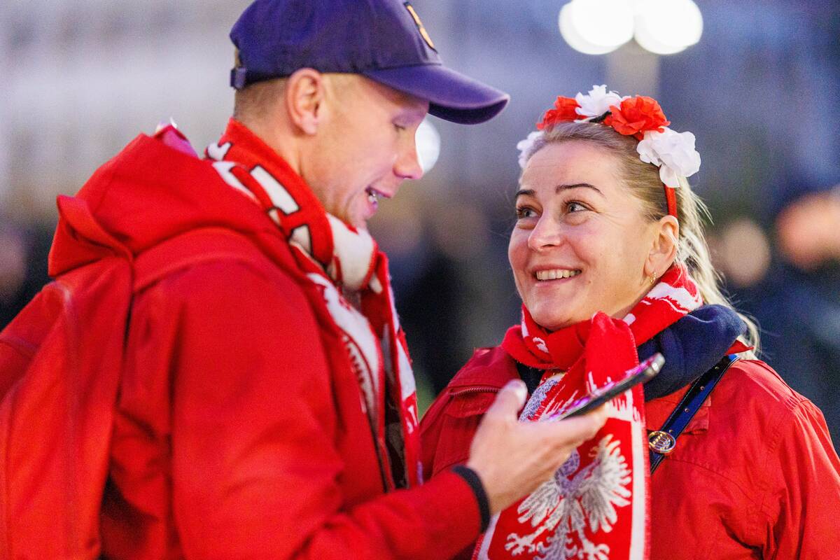 Lenkijos futbolo sirgaliai Kaune