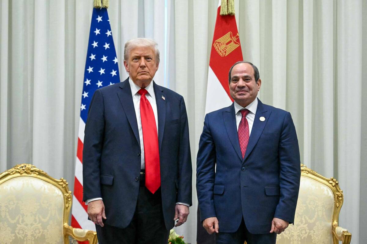 Donaldas Trumpas ir Abdel Fattahas al Sisi