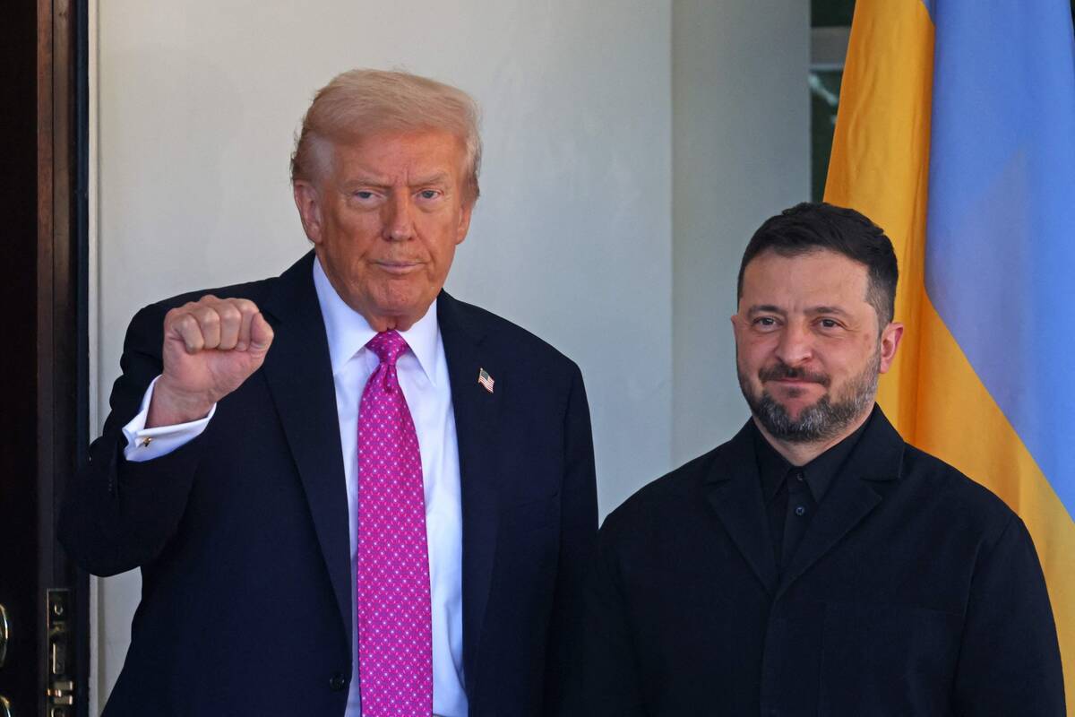 Donaldas Trumpas ir Volodymyras Zelenskis