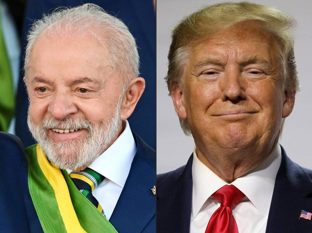 Luizas Inacio Lula da Silva ir Donaldas Trumpas