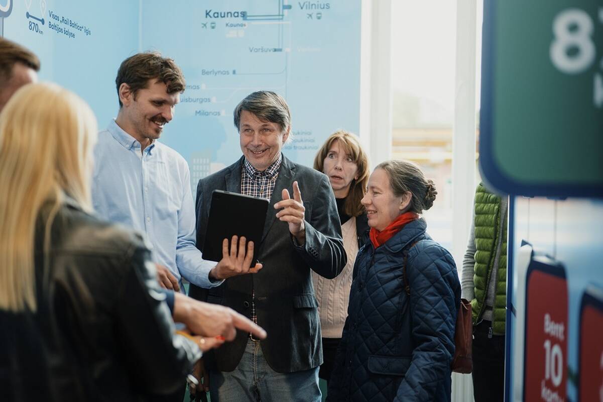 Kauno geležinkelio stotyje – atviras „Rail Baltica“ informacijos centras