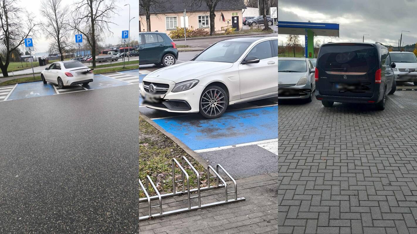 Įsiutino „Mercedes-Benz“ statymo „ypatumai“: skundžiu visus policijai