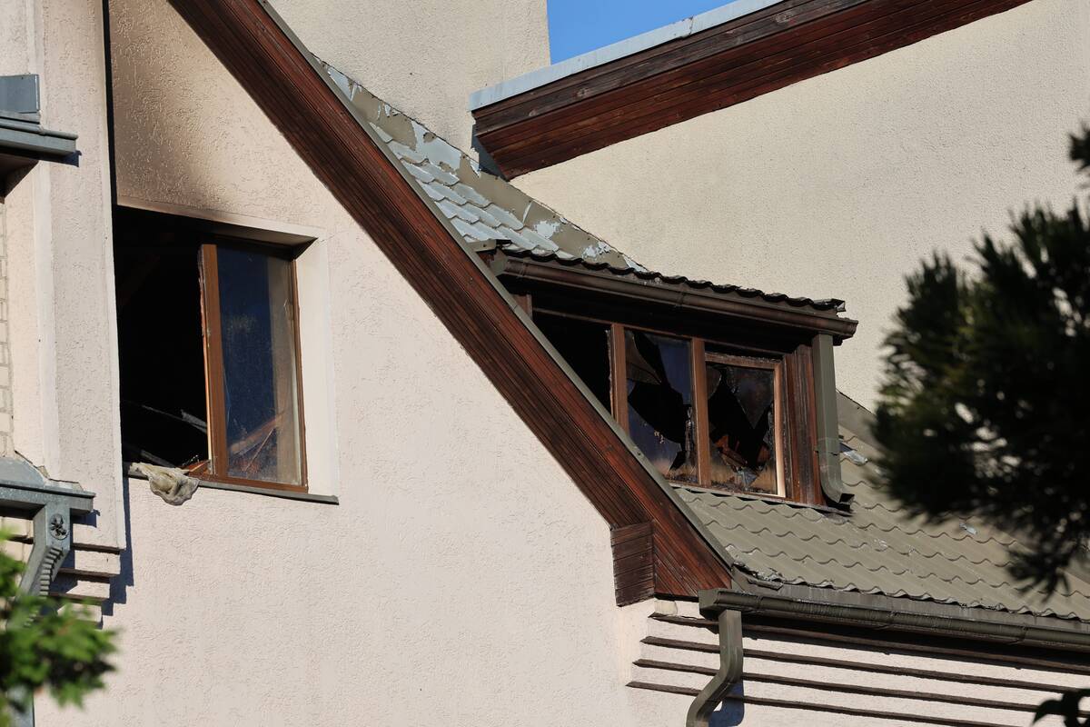 Ugnis nusiaubė Romainių kotedžą, žuvo šuo