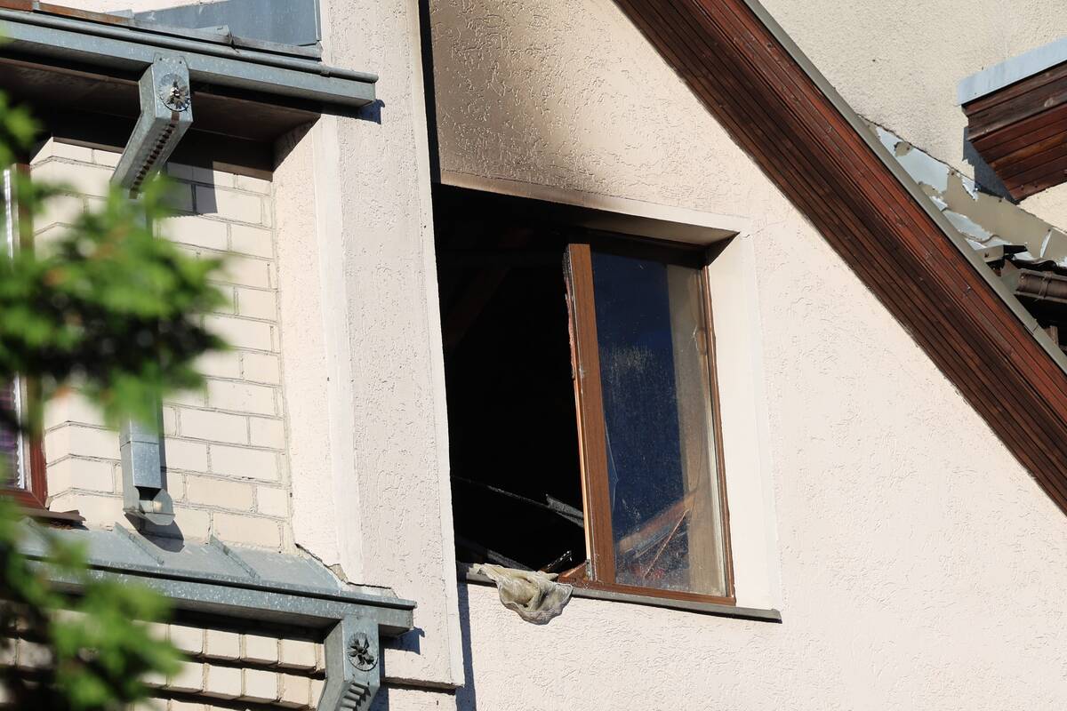 Ugnis nusiaubė Romainių kotedžą, žuvo šuo