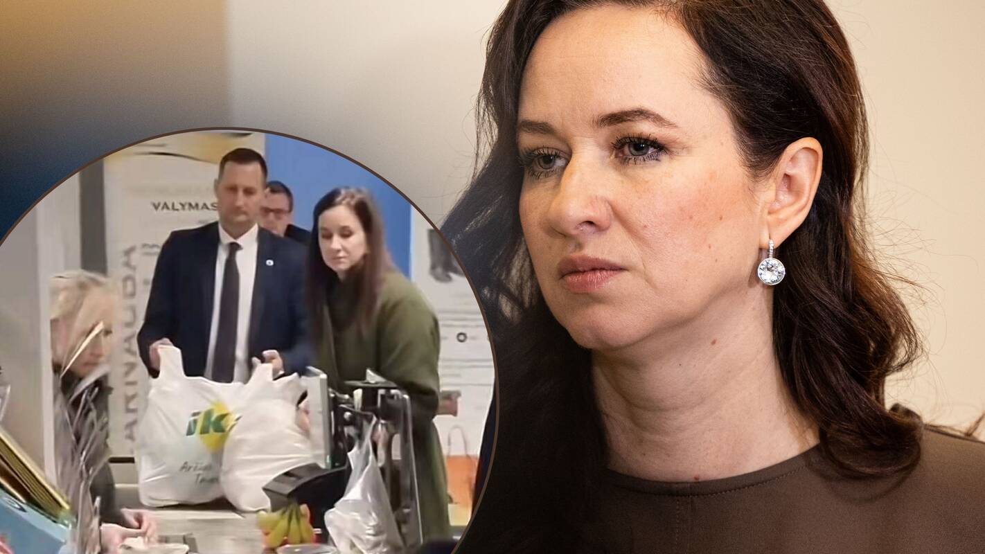 Ruginienė – dėmesio centre: internete plinta vaizdo įrašas iš parduotuvės