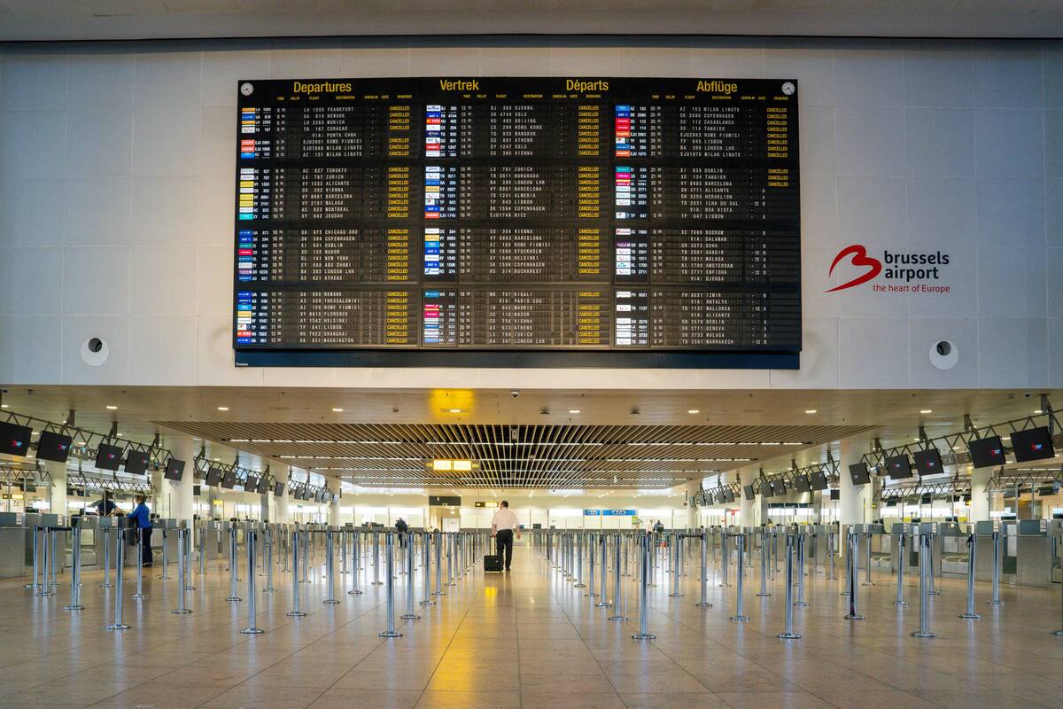 Dėl nacionalinio streiko Belgijoje atšaukti skrydžiai