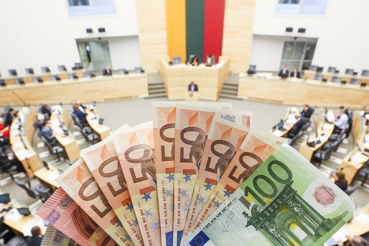 Kanceliarija: kitų metų biudžete trūksta papildomų 11 mln. eurų