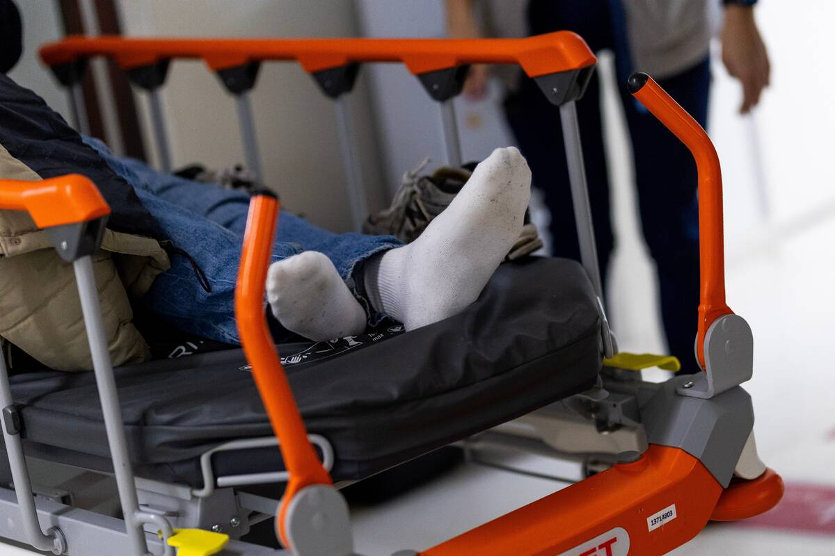 Nelaimė: nuo kopėčių vyras krito ant tvoros ir strypu persismeigė koją