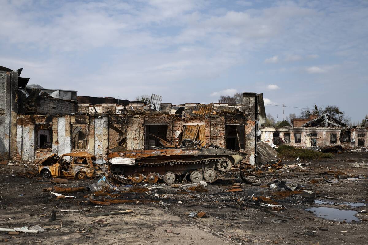 Per Rusijos apšaudymą Charkivo srityje vienas žmogus žuvo ir 14 buvo sužeista