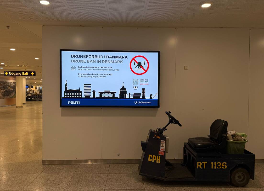 Po dronų incidentų Danijoje ES vadovai planuoja stiprinti gynybą