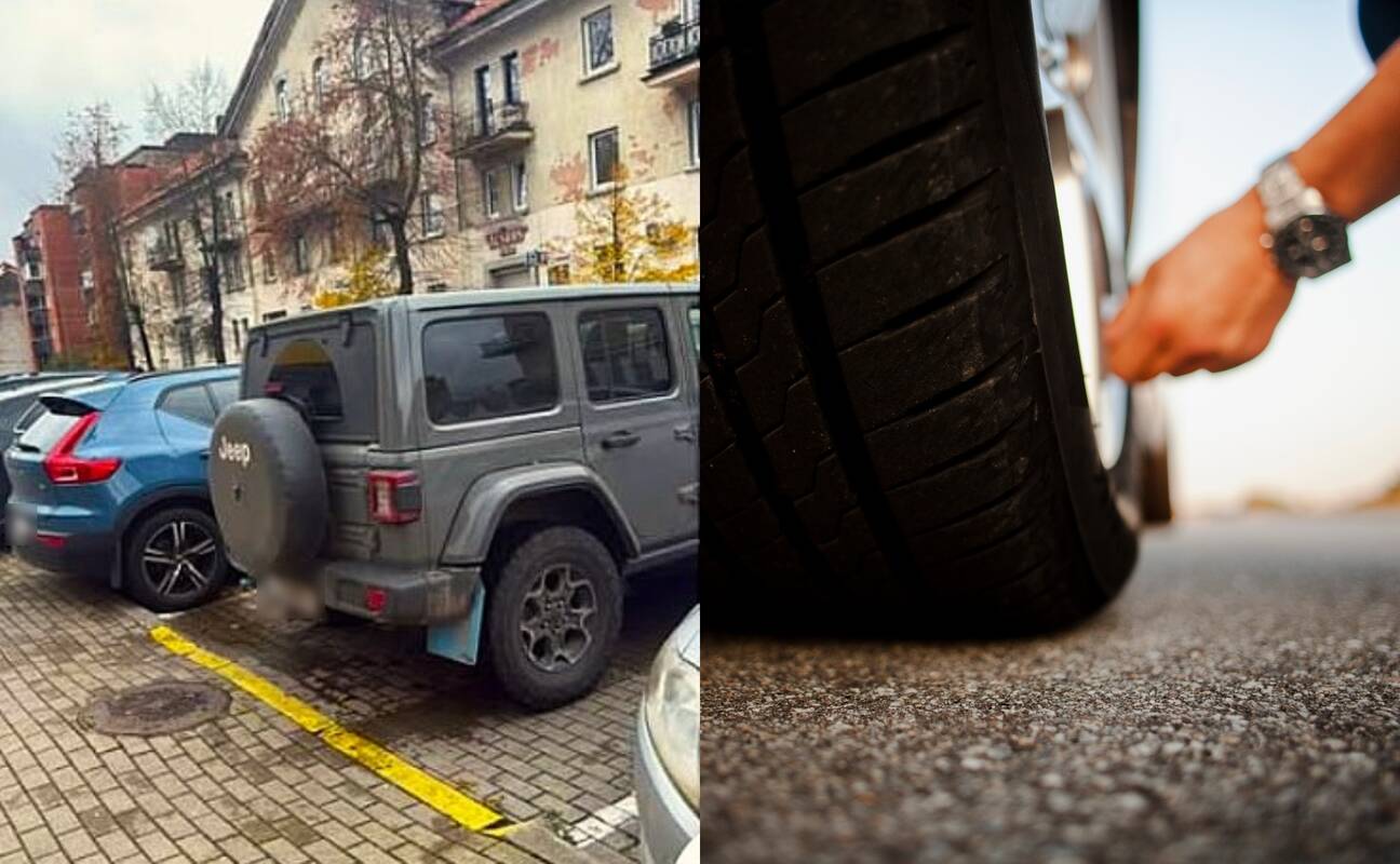Sugalvojo paauklėti vairuotoją: viskas prasidėjo, kai pamatė automobilį prie geltonos linijos