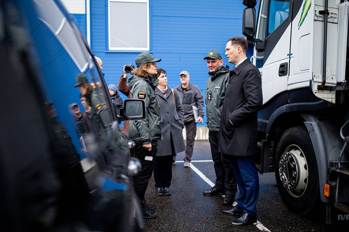 VMI ir Lietuvos muitinės humanitarinės pagalbos perdavimo Ukrainai pristatymas