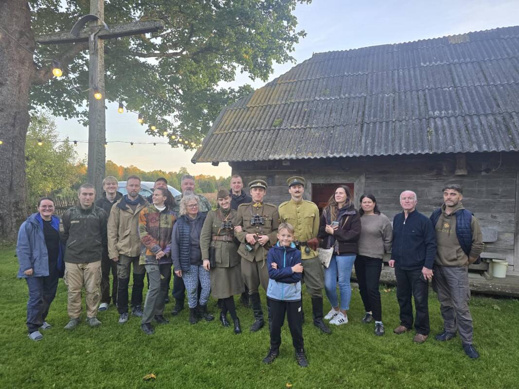 Garbė: žygeiviai prisiminė partizanus ir pagerbė Tėvynės istoriją.