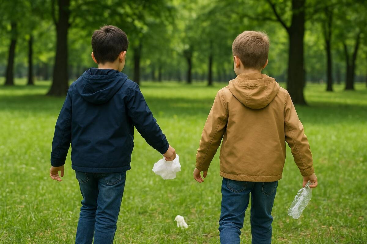 Nemalonu: du berniukai buvo pastebėti šiukšlinantys Žardininkų parke, į pastabas jie sureagavo įprastai – pasiuntė jas išsakiusį klaipėdietį toli.