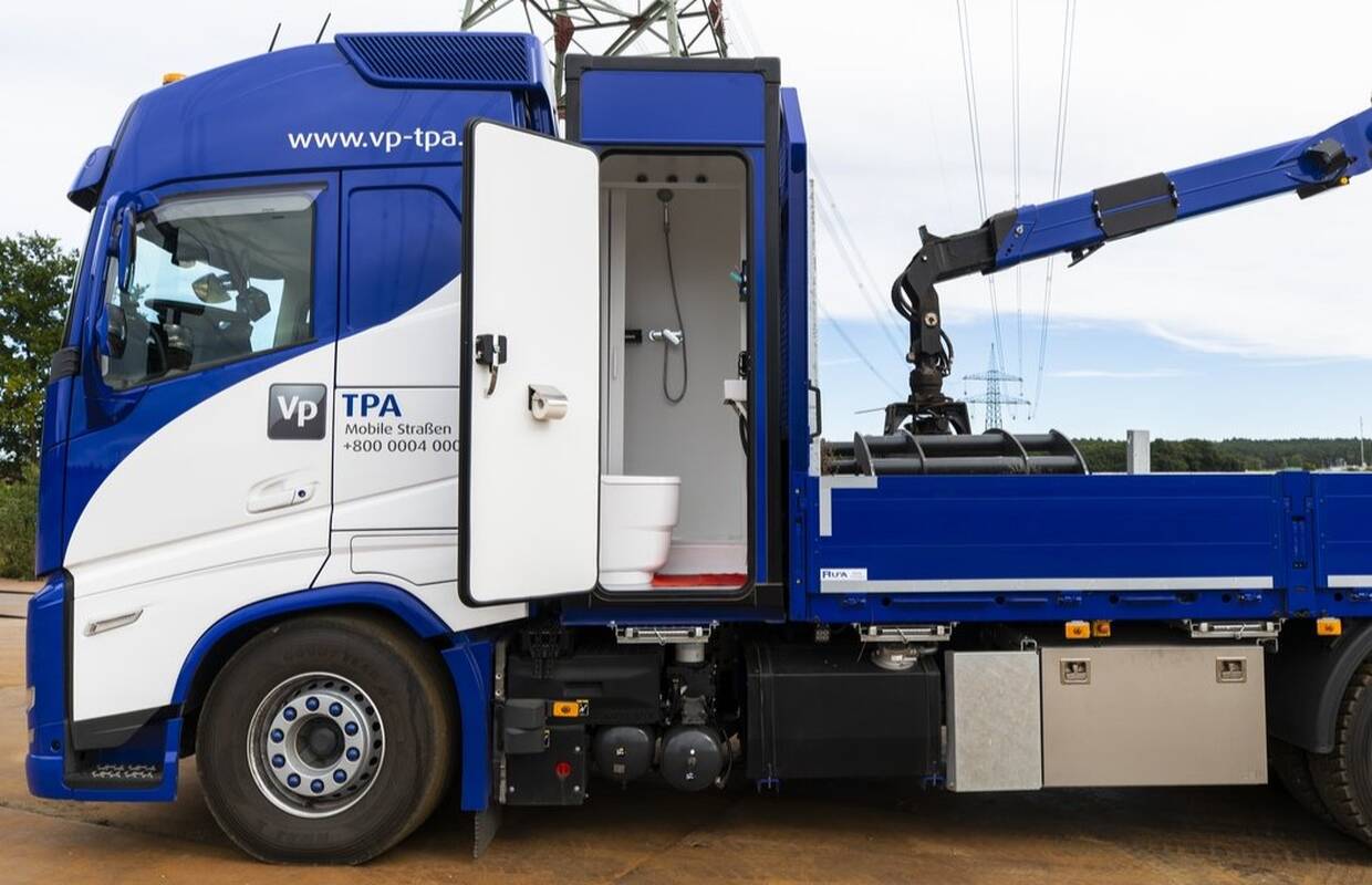 Komfortas: „VP TPA Mobile Straßen“ sunkvežimiai – beveik kaip nameliai ant ratų.