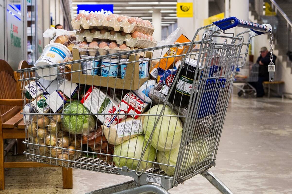 Paskaičiavo, kiek brango pigiausių maisto produktų krepšelis