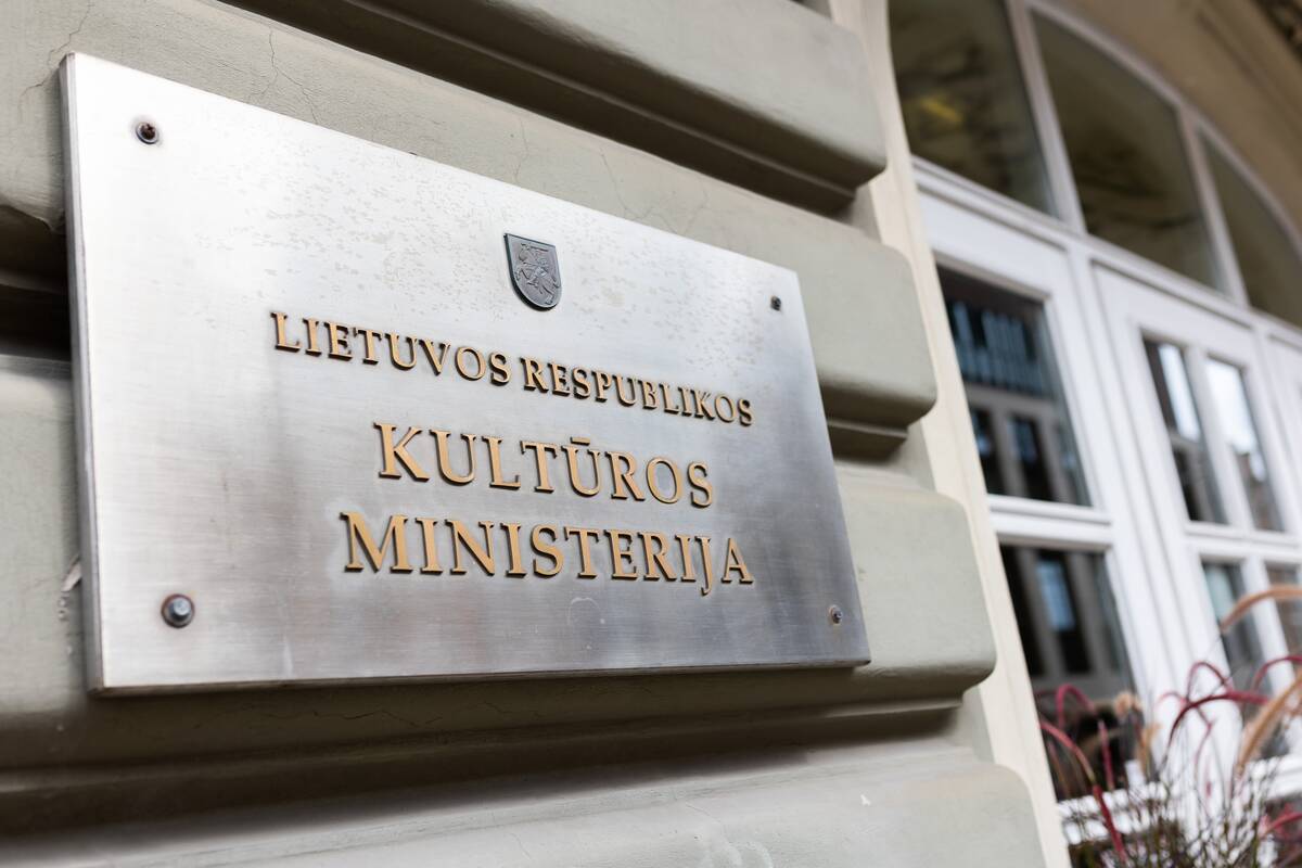 Dėl Kultūros ministerijos – nauja žinia