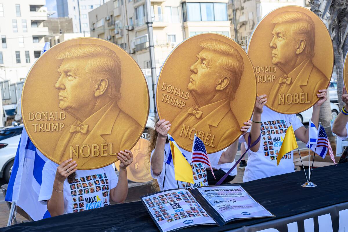 Netanyahu: Trumpas turėtų gauti Nobelio taikos premiją