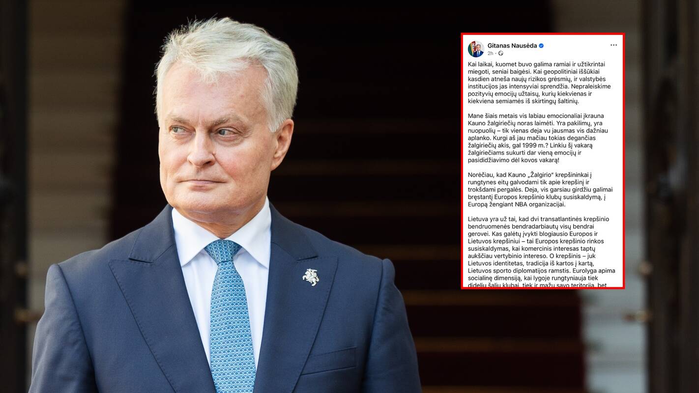 Po Nausėdos įrašo – reakcijos: rūpinasi „kašiuku“, kai neturime KAM ministro