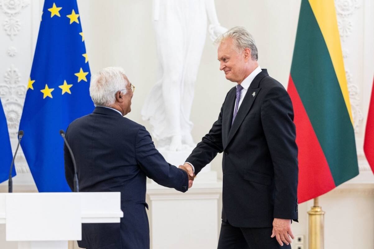 Antonio Costa ir Gitanas Nausėda