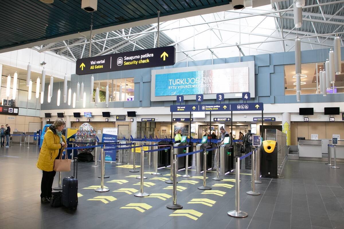 Vidurdienį šalia Vilniaus oro uosto buvo fiksuotas dronas