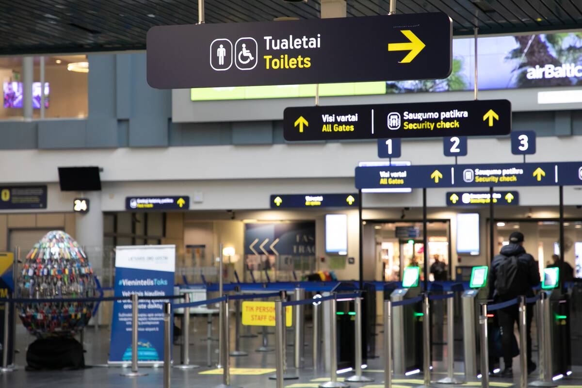 Vilniaus oro uostas vėl atnaujino savo veiklą