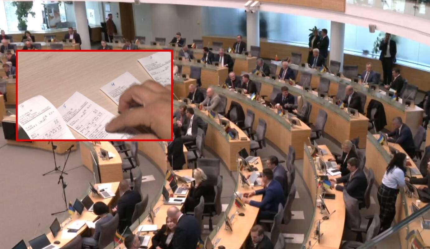 „Čekutininkai“ gelbėjami Seime? 