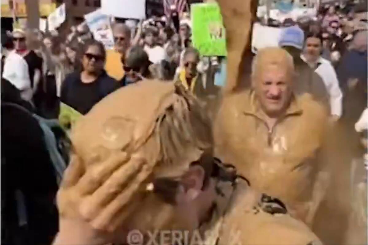 Š**ų audra: Trumpo paskelbtas video aiškiai rodo, ką jis mano apie protestuojančius amerikiečius