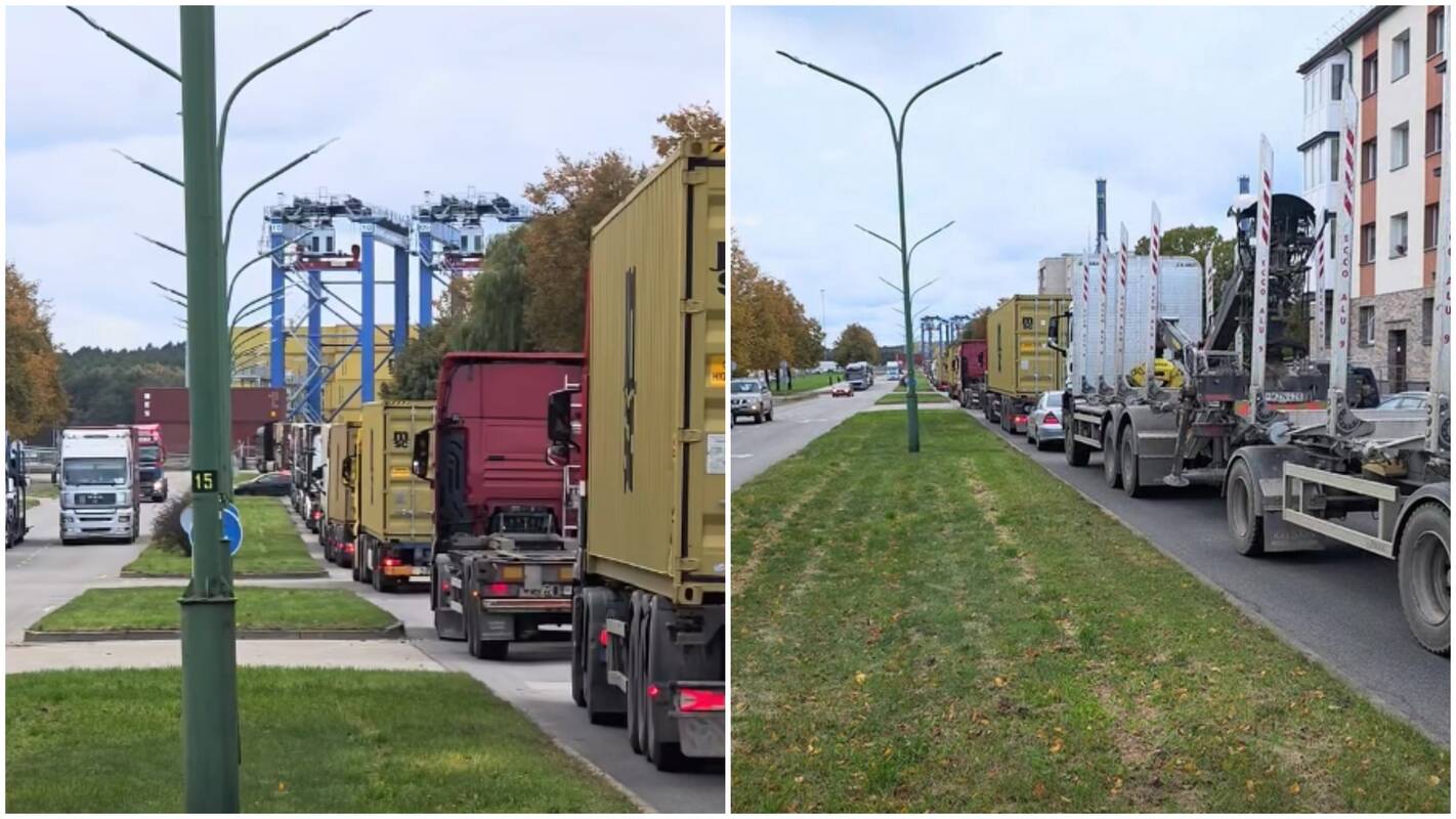 Realybė: Kalnupės gatvėje gyventojai turi dieną ir naktį kęsti sunkvežimių keliamą triukšmą ir skleidžiamą smarvę.