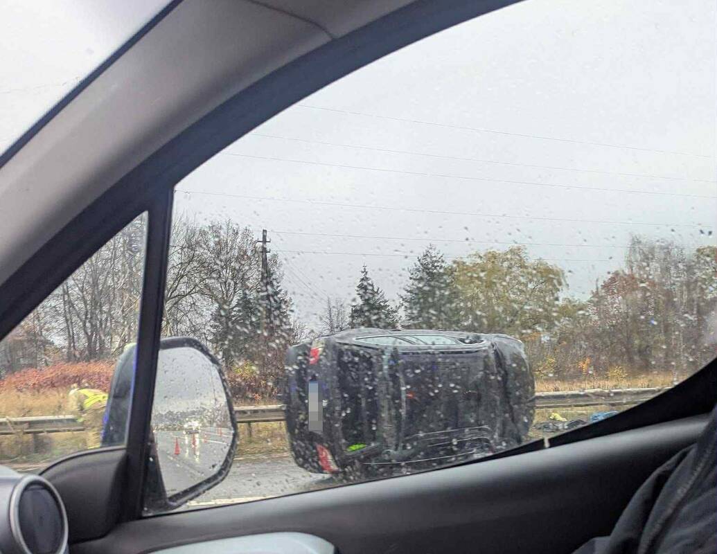 Juodasis pirmadienis: per kelias valandas kelyje A1 susidūrė septyni automobiliai