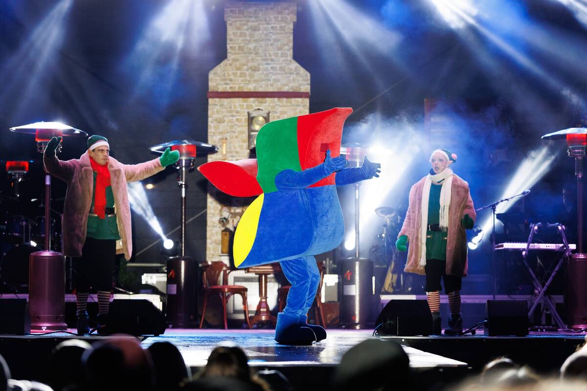 Jonavoje įžiebta Kalėdų eglutė ir Kalėdinių eglučių miestelis