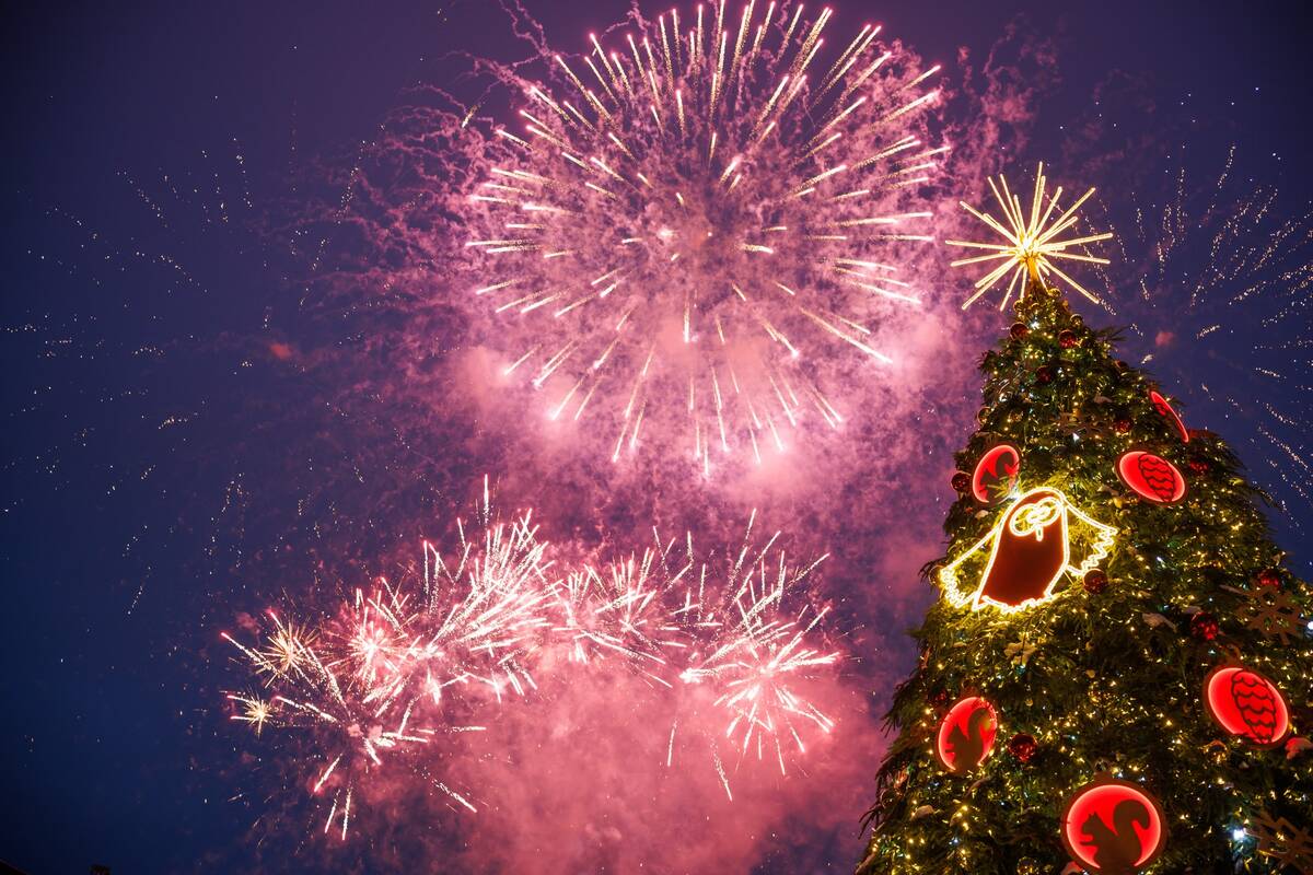 Jonavoje įžiebta Kalėdų eglutė ir Kalėdinių eglučių miestelis