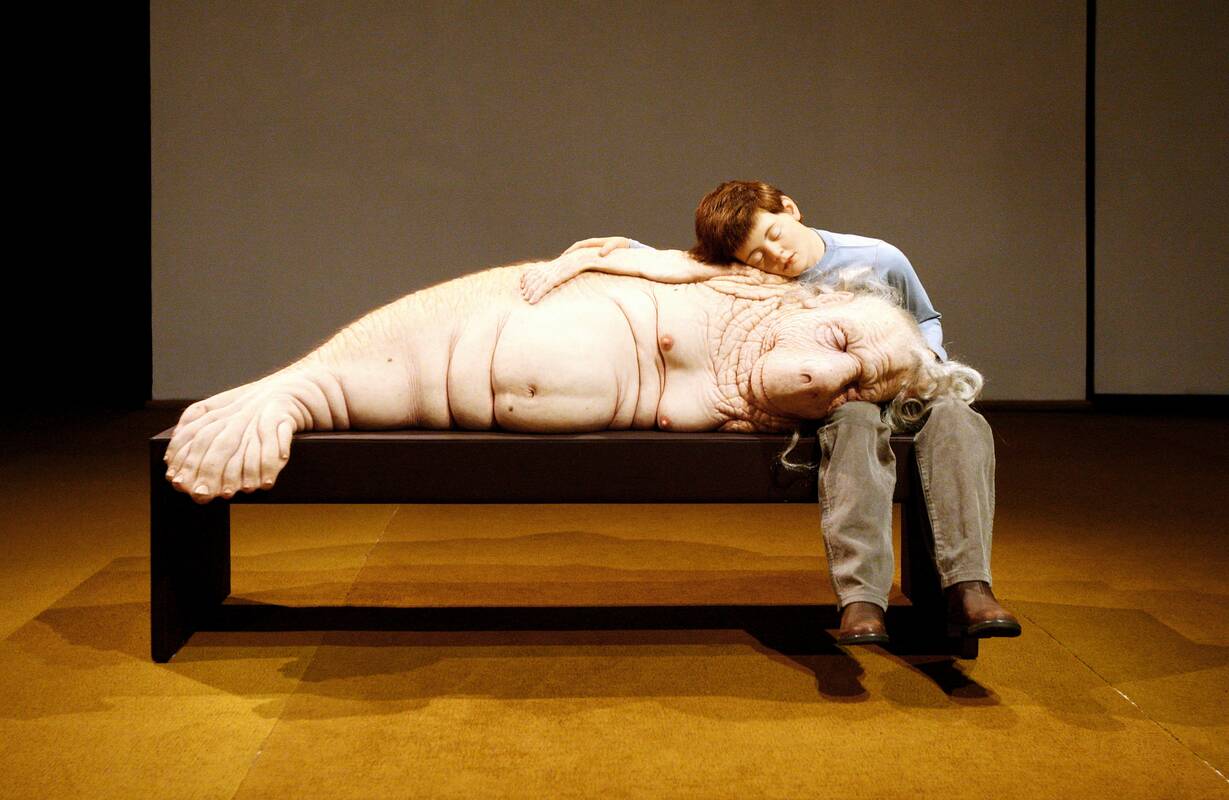 2013: tarp ryškiausių 9-osios bienalės projektų – australų menininkės Patricijos Piccinini objektai iš silikono, odos, plaukų, stiklo pluošto. Nuotraukoje – skulptūrinė kompozicija „Ilgai lauktas“.