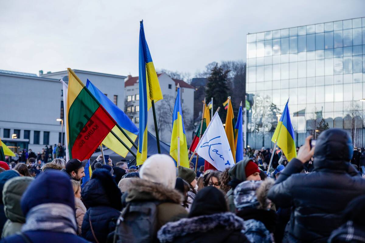 Dėl Ukrainos vėliavų VRM siūlo daugiau galių Vyriausybei