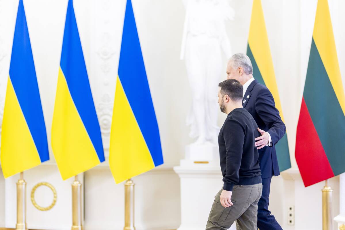 Gitanas Nausėda ir Volodymyras Zelenskis