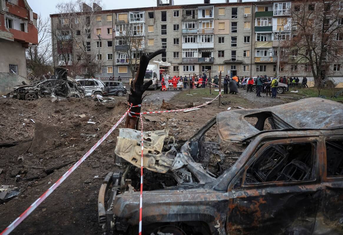 Per Rusijos smūgius Ukrainoje žuvo penki žmonės, sunaikintas vaikų darželis