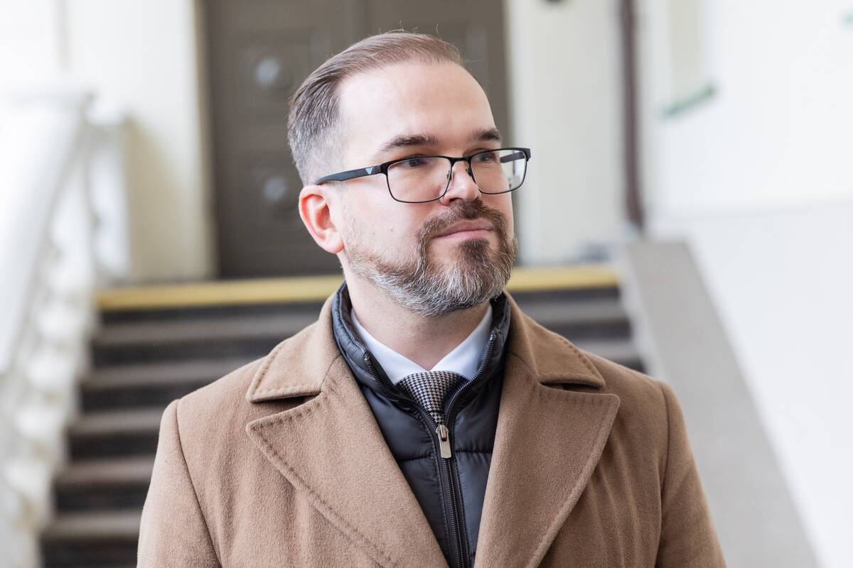 Robertas Kaunas susitiko su protesto dalyviais