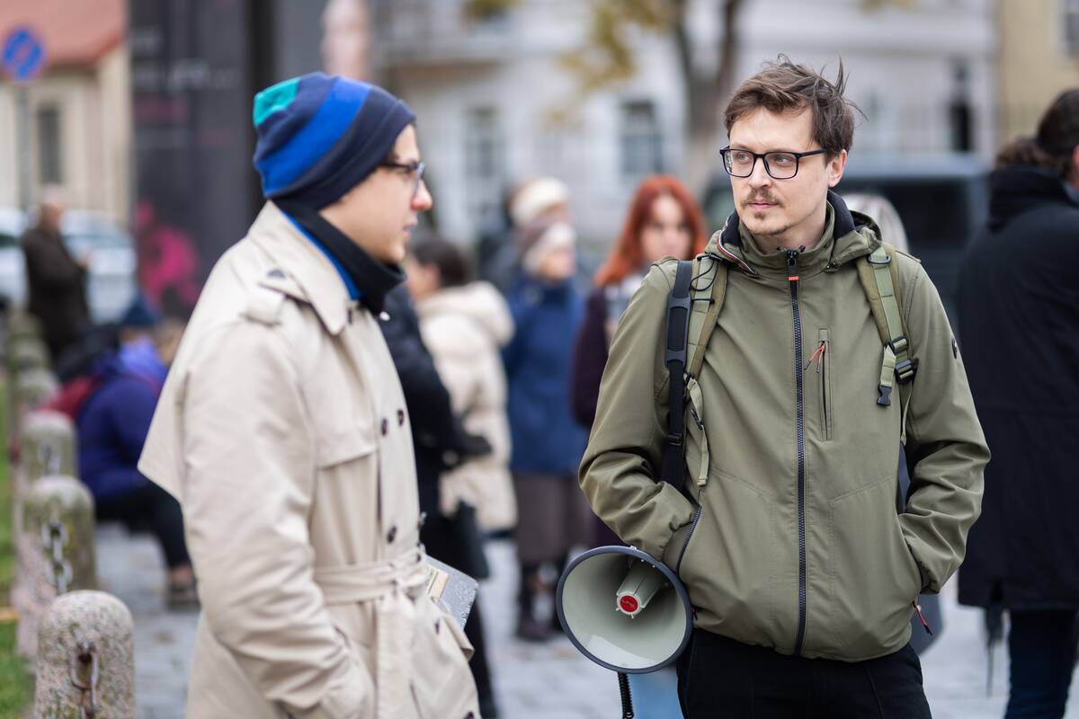 Protestas „KAM ministro postas?“