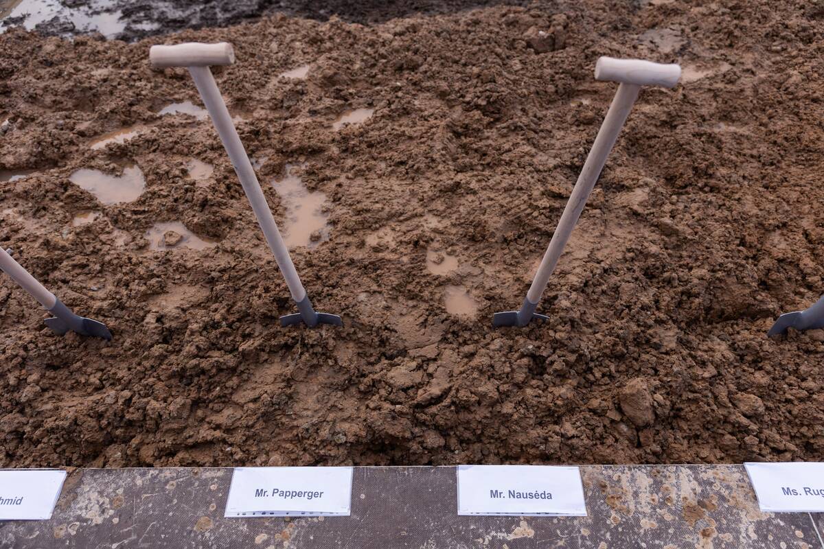  „Rheinmetall“ gamyklos statybų pradžios ceremonija