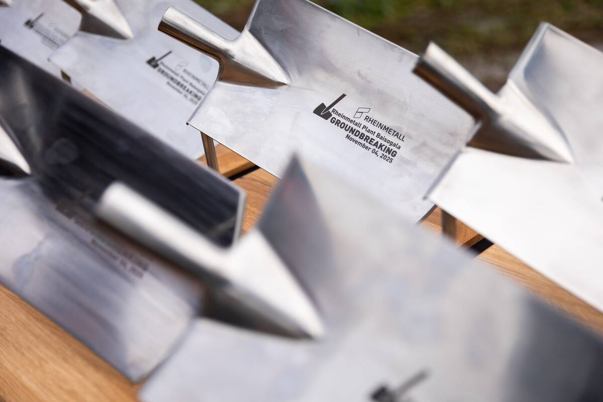  „Rheinmetall“ gamyklos statybų pradžios ceremonija